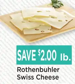 Heinen's Rothenbuhler Swiss Cheese offer