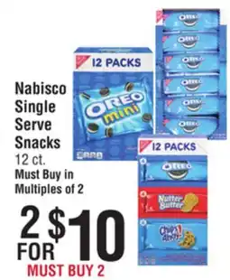 Smart & Final Nabisco Single Serve Snacks offer