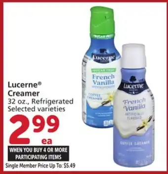 Vons Lucerne Creamer offer