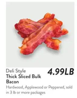Fresh Thyme Thick Sliced Bulk Bacon offer