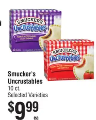 Smart & Final Smucker's Uncrustables offer