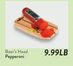 Fresh Thyme Boar's Head Pepperoni offer