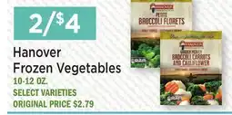Heinen's Hanover Frozen Vegetables offer