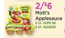 Heinen's Mott's Applesauce offer