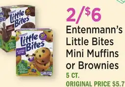 Heinen's Entenmann's Little Bites Mini Muffins or Brownies offer