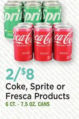 Heinen's Coke, Sprite or Fresca Products offer