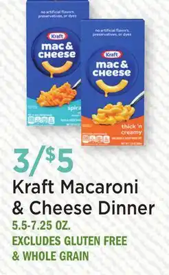 Heinen's Kraft Macaroni & Cheese Dinner offer