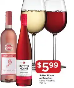 Food 4 Less Sutter Home or Barefoot offer