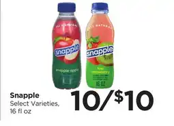 Food 4 Less Snapple offer