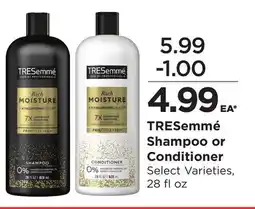 Food 4 Less TRESemmé Shampoo or Conditioner offer
