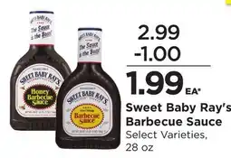 Food 4 Less Sweet Baby Ray's Barbecue Sauce offer