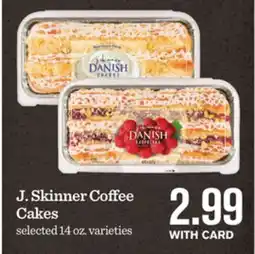 Mariano's J. Skinner Coffee Cakes offer