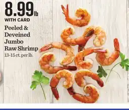 Mariano's Peeled & Deveined Jumbo Raw Shrimp offer