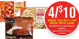Mariano's Stouffer's or Lean Cuisine Entrée offer