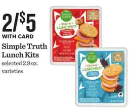 Mariano's Simple Truth Lunch Kits offer