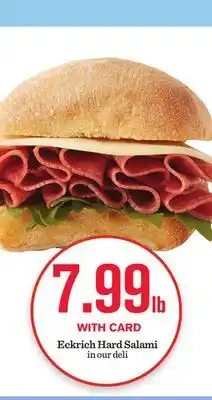 Mariano's Eckrich Hard Salami offer