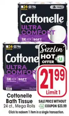 Jewel-Osco Cottonelle Bath Tissue offer