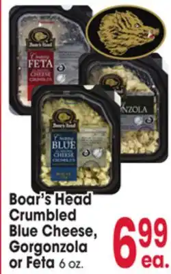 Jewel-Osco Boar's Head Crumbled Blue Cheese, Gorgonzola or Feta offer