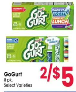 Jewel-Osco GoGurt offer