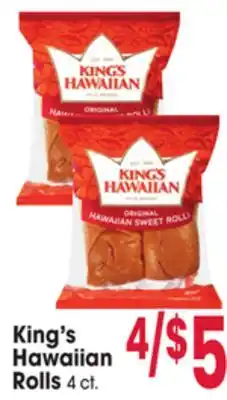 Jewel-Osco King's Hawaiian Rolls offer