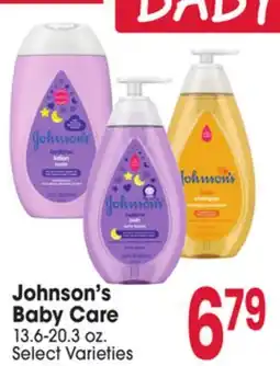Jewel-Osco Johnson's Baby Care offer