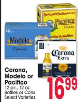 Jewel-Osco Corona, Modelo or Pacifico offer