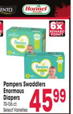 Jewel-Osco Pampers Swaddlers Enormous Diapers offer