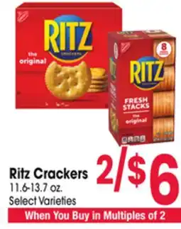 Jewel-Osco Ritz Crackers offer