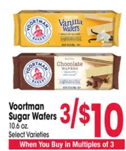 Jewel-Osco Voortman Sugar Wafers offer