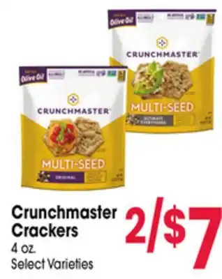 Jewel-Osco Crunchmaster Crackers offer
