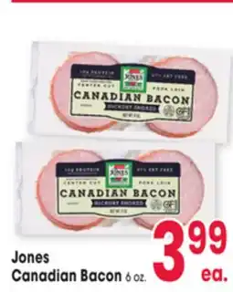 Jewel-Osco Jones Canadian Bacon offer