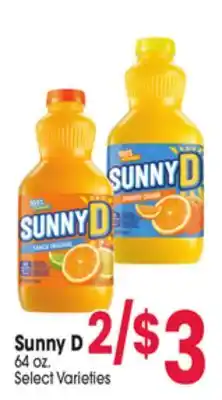 Jewel-Osco Sunny D offer