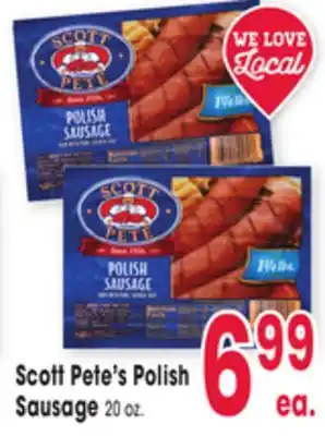 Jewel-Osco Scott Pete's Polish Sausage offer