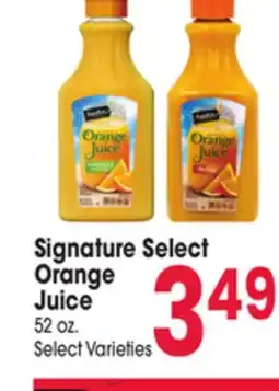 Jewel-Osco Signature Select Orange Juice offer