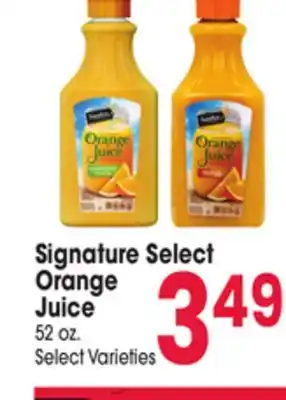 Jewel-Osco Signature Select Orange Juice offer