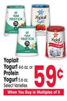 Jewel-Osco Yoplait Yogurt 4-6 oz. or Protein Yogurt 5.6 oz offer