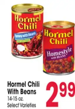 Jewel-Osco Hormel Chili With Beans offer