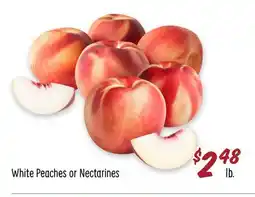 Sprouts Farmers Market White Peaches or Nectarines offer