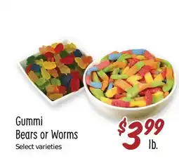 Sprouts Farmers Market Gummi Bears or Worms offer