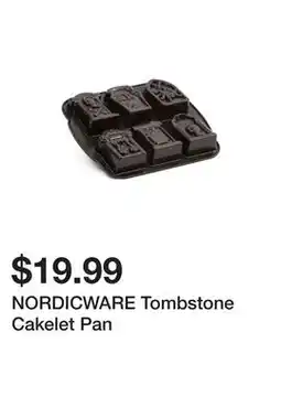 Marshalls NORDICWARE Tombstone Cakelet Pan offer