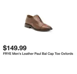 Marshalls FRYE Men's Leather Paul Bal Cap Toe Oxfords offer