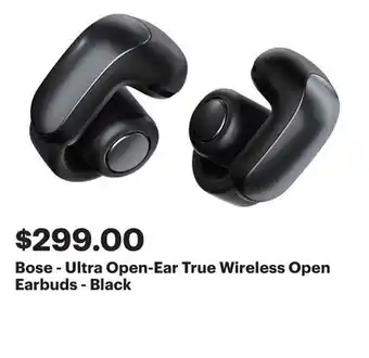 Best Buy Bose - Ultra Open-Ear True Wireless Open Earbuds - Black offer