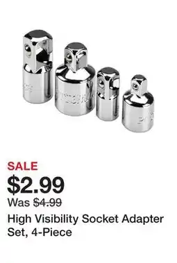 Harbor Freight Tools High Visibility Socket Adapter Set, 4-Piece offer