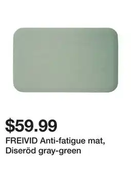 Ikea FREIVID Anti-fatigue mat, Diseröd gray-green offer