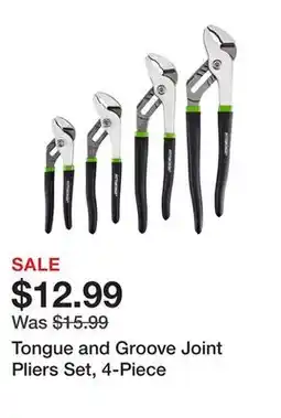 Harbor Freight Tools Tongue and Groove Joint Pliers Set, 4-Piece offer