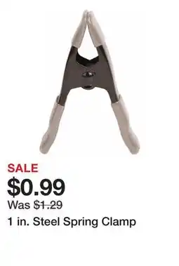 Harbor Freight Tools 1 in. Steel Spring Clamp offer