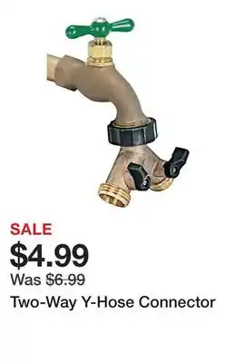 Harbor Freight Tools Two-Way Y-Hose Connector offer