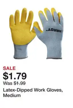 Harbor Freight Tools Latex-Dipped Work Gloves, Medium offer