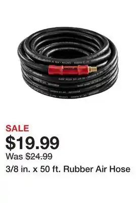 Harbor Freight Tools 3/8 in. x 50 ft. Rubber Air Hose offer