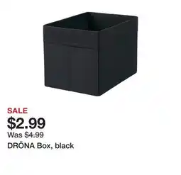 Ikea DRÖNA Box, black offer